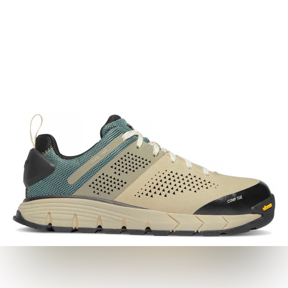 Danner Lead Time Sneaker with Composite Toe in Beige and Turquoise - Picture 5 of 8